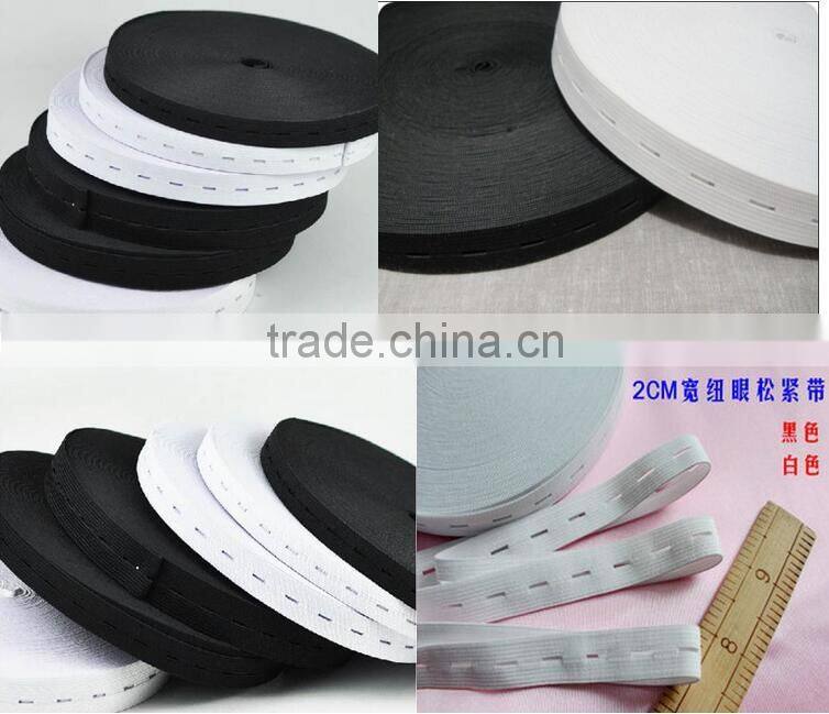 custom elastic band with holes knitted elastic bands underwear