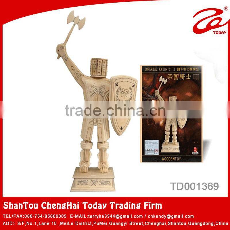 Educational 3D puzzle wooden toy