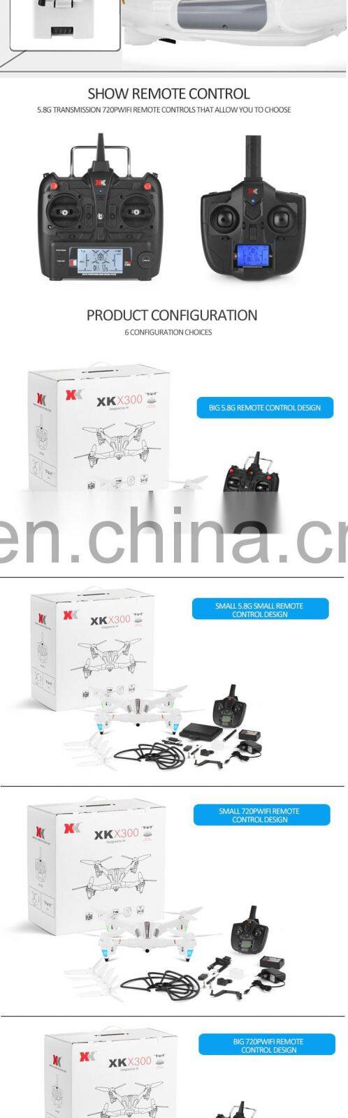 X300 2017 Latest RC Drone with Optical Positioning Multi Versions