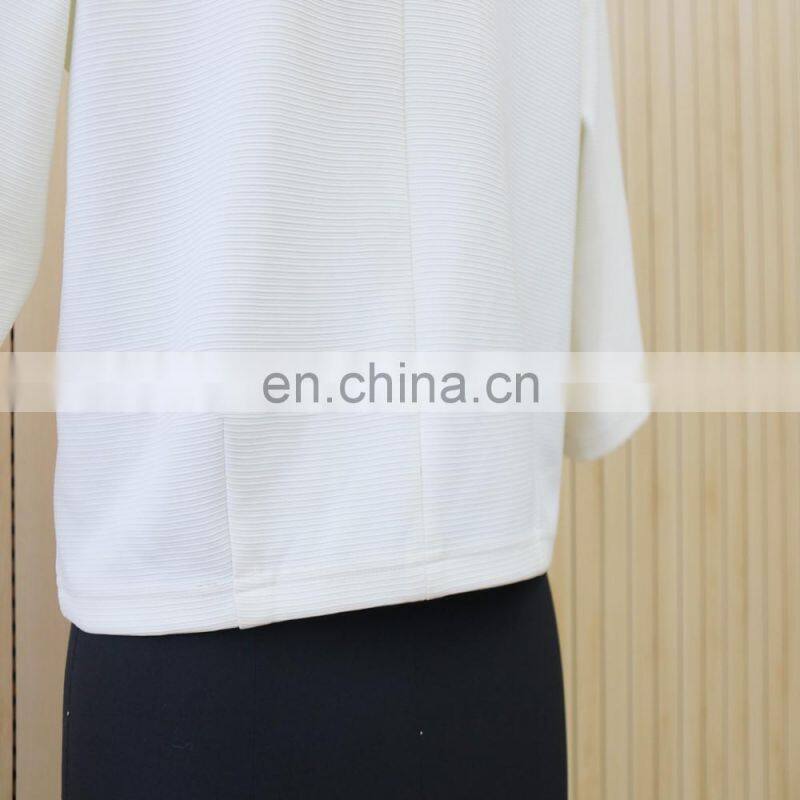 women hot sale turtle neck 3/4 sleeve knit pullover