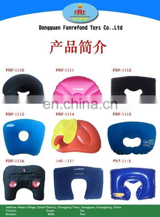 Inflatable beach pillows