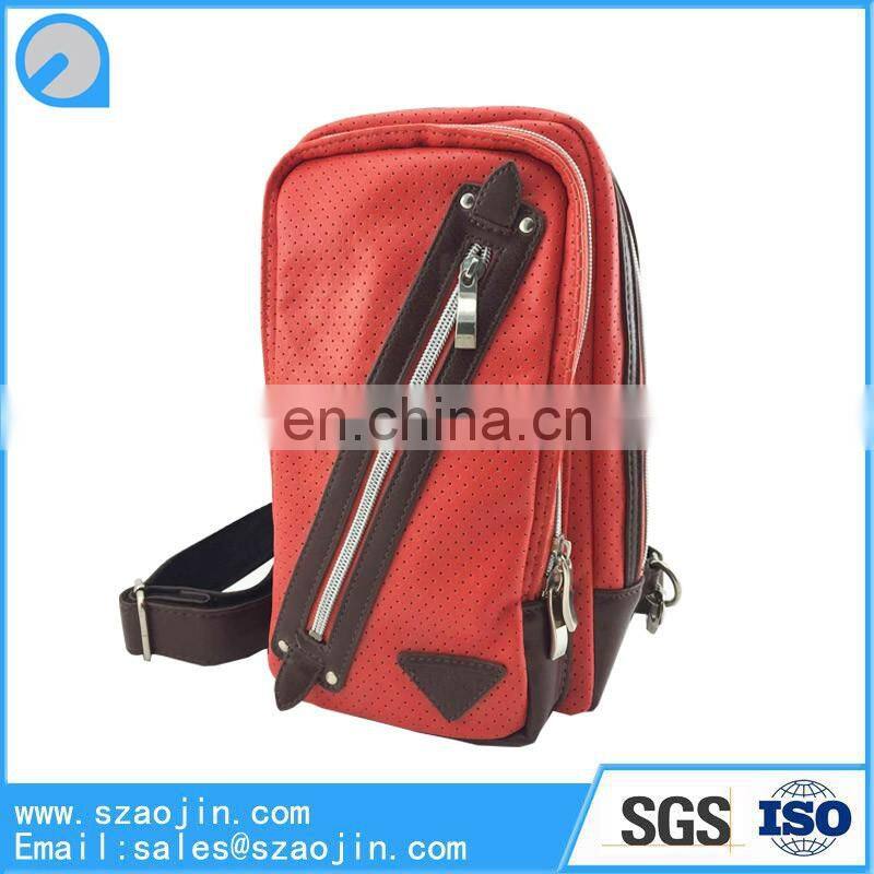 practical trendy fishing mens leather sling bag