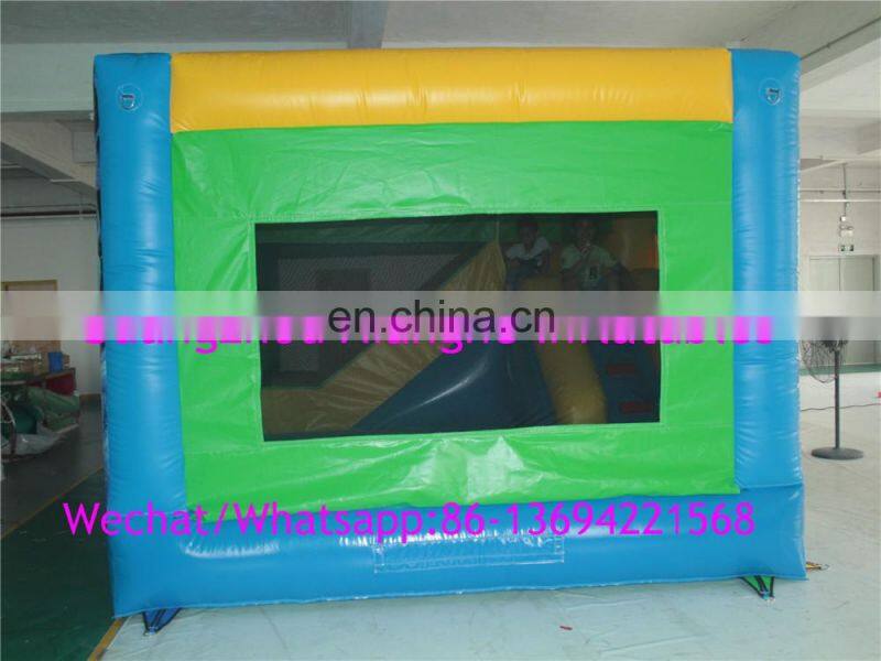 Factory supply inflatable bouncy castle with water slide
