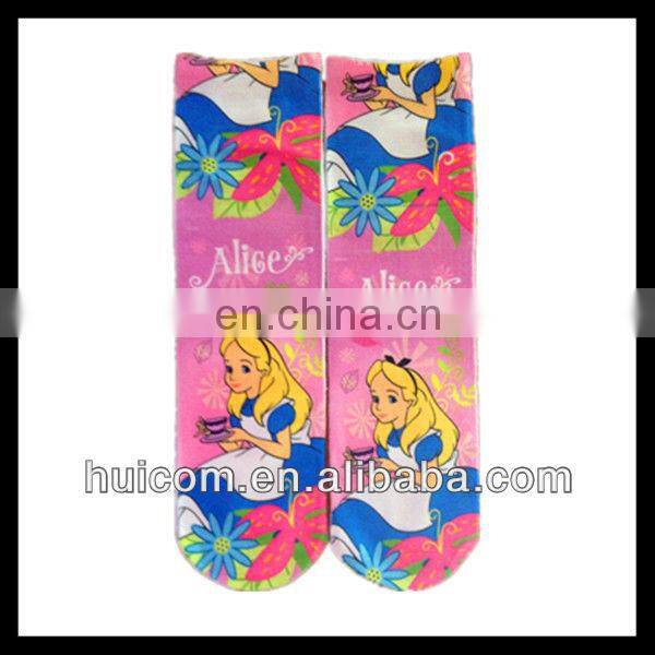 2014 new custom sublimation crew socks