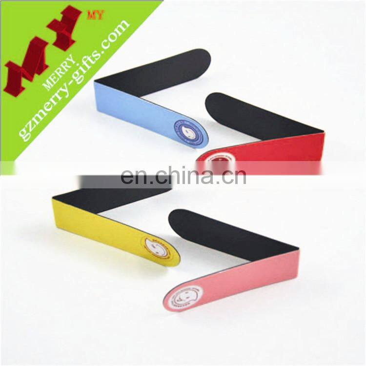 2017 hot selling magnetic book mark / wholesale custom bookmark