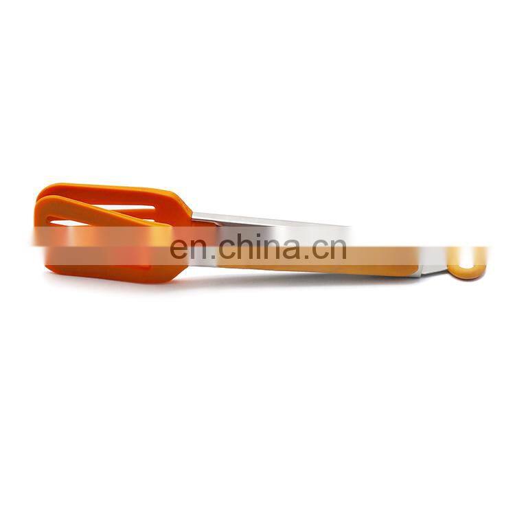 High Quality Locking Kitchen Silicone Food Tongs