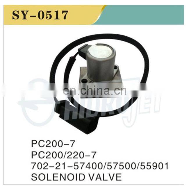 High Quality Excavator Parts PC220-6 PC200-6 PC120-6 PC200-6 6D102 4D102Main Service Valve Solenoid Valves 702-21-07010