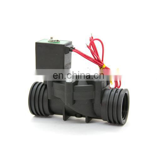 2/2 way pilot type G3/4" garden irrigation plastic solenoid valves