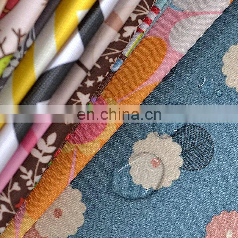 150D 300D 500D 600D 900D 1200D 1680D polyester oxford printed fabric outdoor waterproof fabric for bag