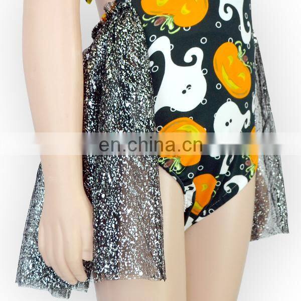 New Fashion Halloween Baby Tulle Romper Girls Summer Backless Romper Clothes Wholesale Baby Dress With Hair Band