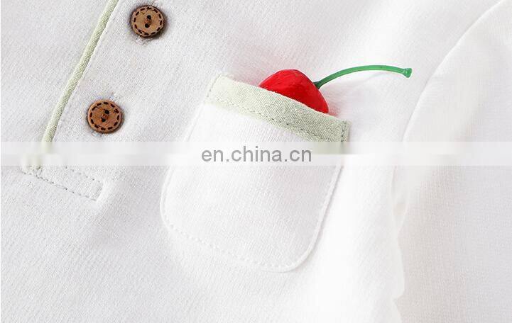 New girls fashion Europe and the United States shoulder suit  T-shirt Pants girls clothes sets