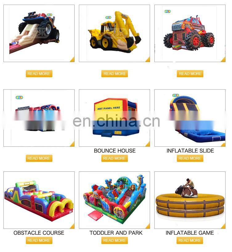 racing truck jumper inflatable bouncer jumping bouncy castle bounce house