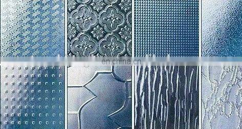 China Factory 3mm 4mm 5mm 6mm Nashiji Pattern Glass for shower glass room