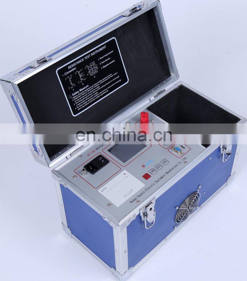 10A 20A Transformer Winding Resistance Tester / DC Resistance Tester /Low Resistance Tester Winding Resistance Meter