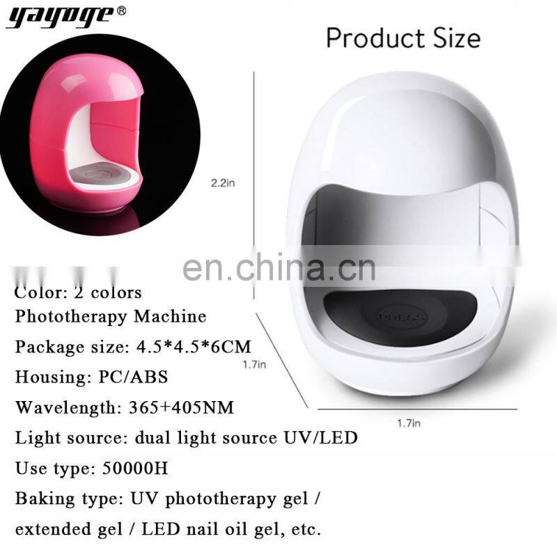 Dropping Shipping Gel Polish Set Two Hands Finger Uv Lamp Nail Dryer