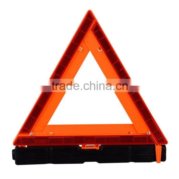 Top level hot sale long distance visibility car triangle warning sign