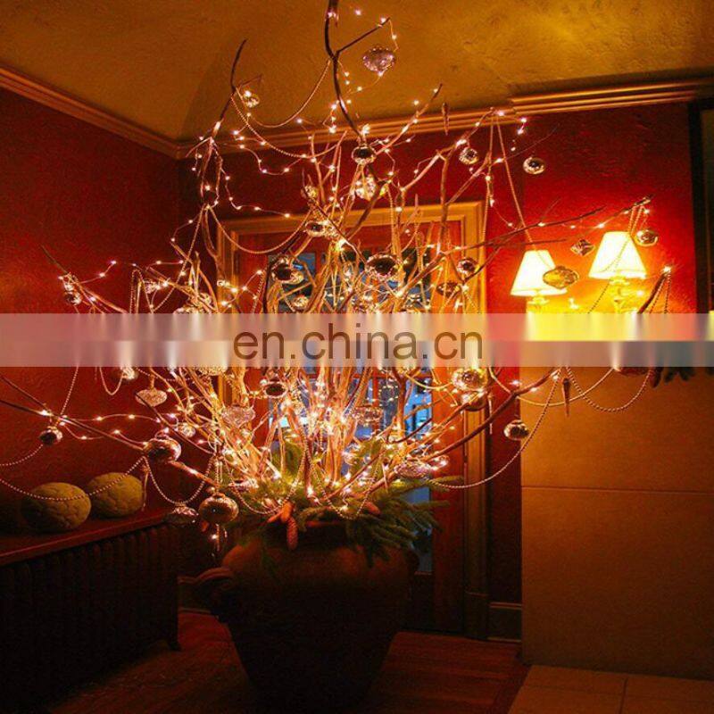 IP65 2020 amazon USB battery box New Fairy Music Christmas LED Copper holiday string Lights With Remote Control