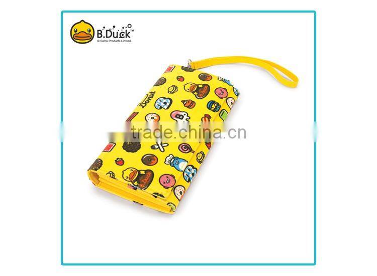 B.Duck canvas pu nylon material promotional coin purse for ladies