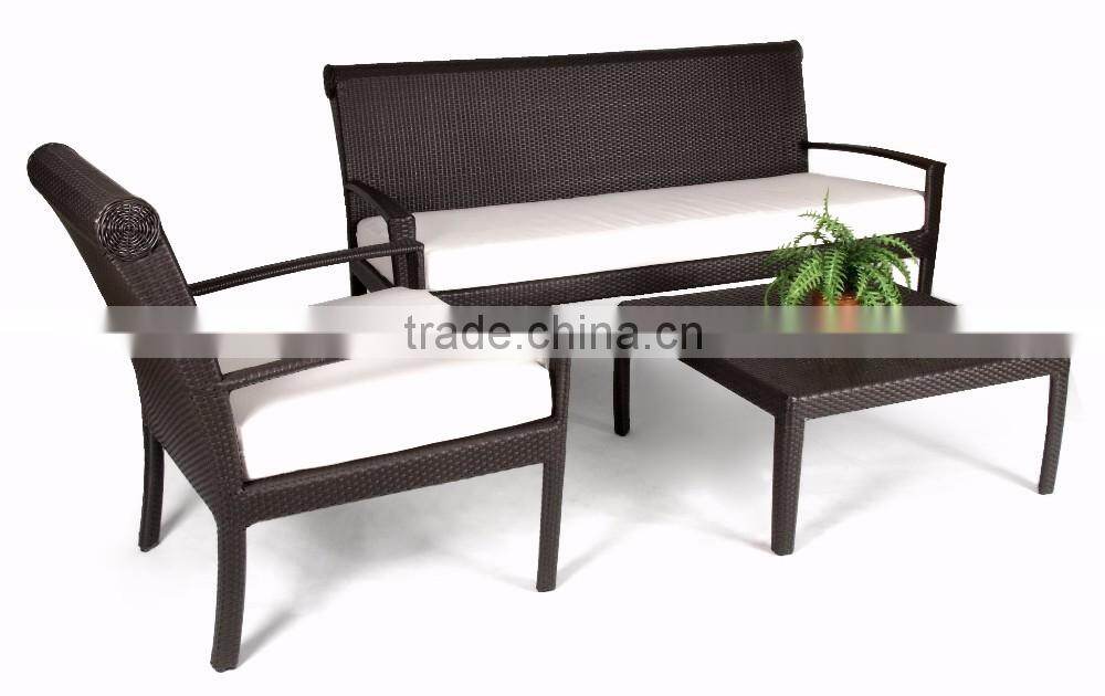 Synthetic rattan living room set