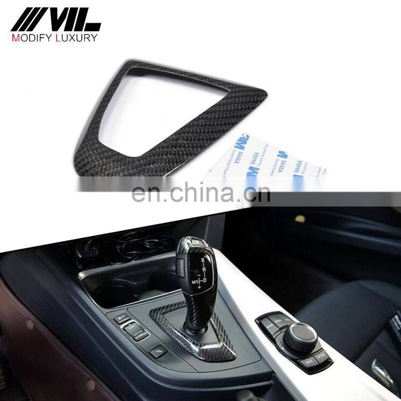 Pure Carbon Fiber Center Console Interior Trims for BMW ALL Series
