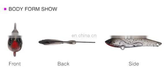wholesale various colours 58mm 11g metal VIB fishing lure