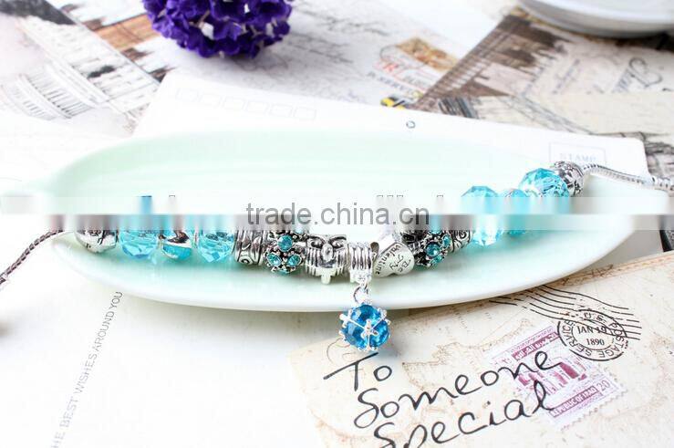 women jewelry bead bracelet european charm bead bracelet