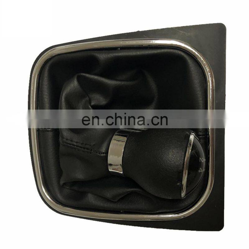 Complete Leather Gear Shift Knob With Boot For Golf5 MK5