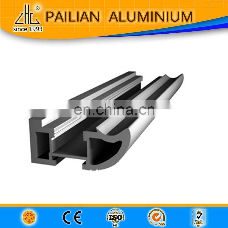 Powder coating aluminium furniture cabinet handles and Wood Grain Aluminium Frame Composite used