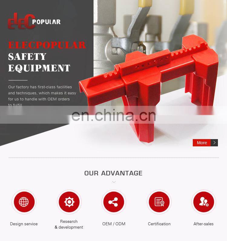 Standard Size Durable Polypropylene Universal Adjustable Ball Valve Lockout