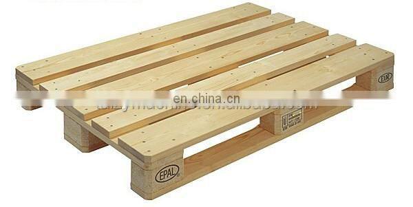 Euro Pallet Automatic Wood Wooden Pallet Block Nailing Making Machine For Sales