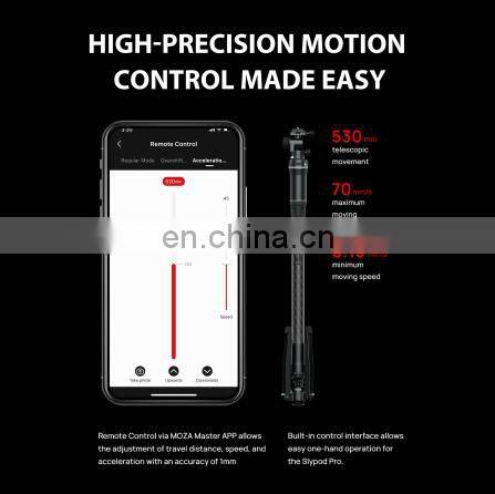 MOZA Slypod Pro Motorized 3-In-1 Monopod Tripod Slider for DSLR Camera Gimbal Stabilizer