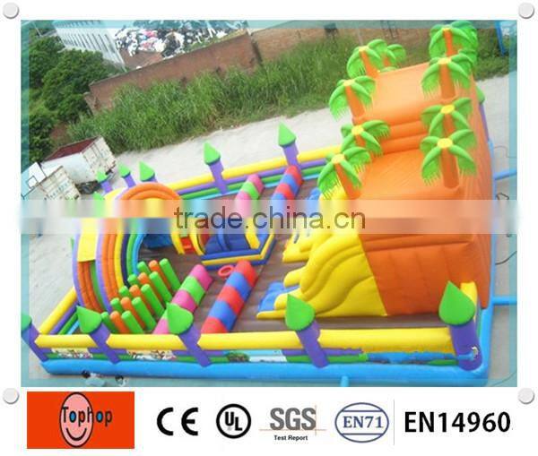 2014 Tophop Large Kids Inflatable Fun City