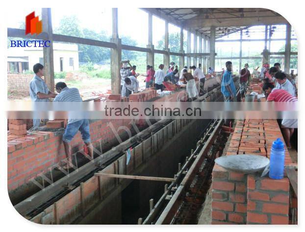 Automatic brick stacker machine in automatic clay brick manufacturing plant
