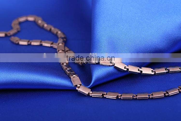 Popular Directly yiwu jewelry factory Gold Plated Chain Necklace For Mens