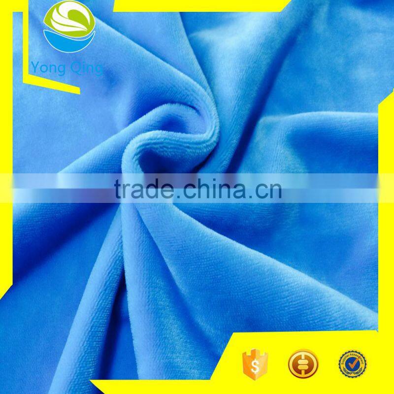 Short pile high velboa plush warp knitting fabric for chinese blanket