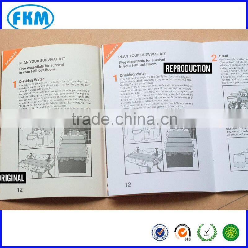 factory directly sale A3 A4 A5 A6 booklet printing in China
