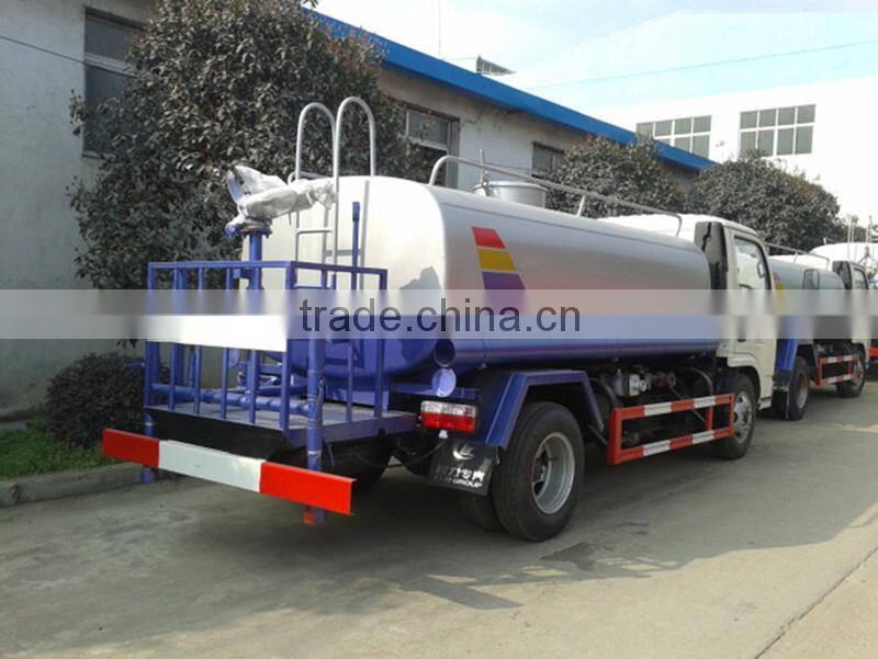 2015 High quality Dongfeng 6T used water tank truck in Zimbabwe