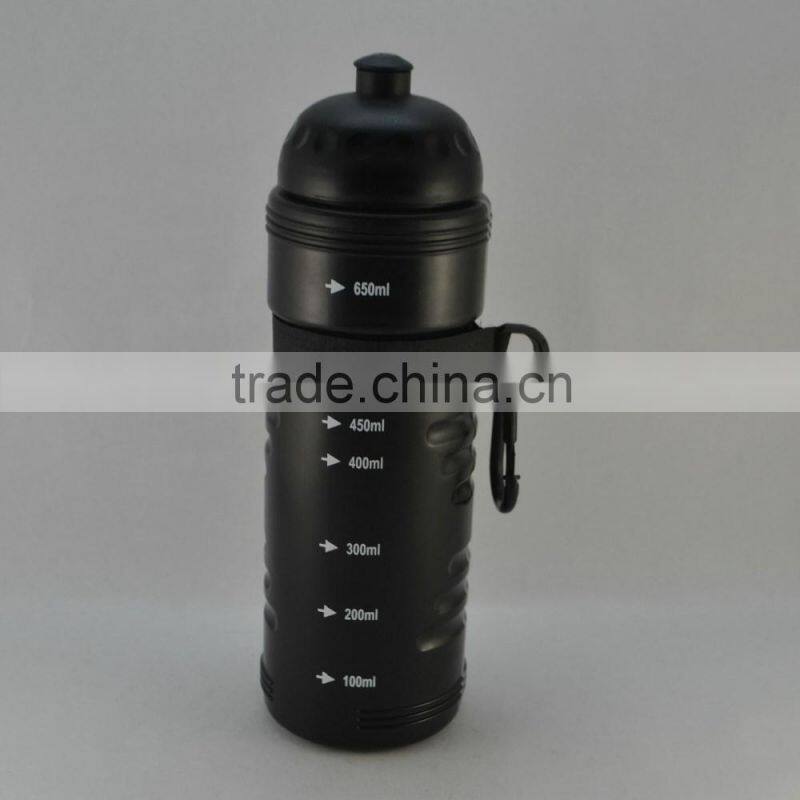 PE Fashional Portable ROHS Compliant Food Grade Unique Plastic Sports Water Bottle