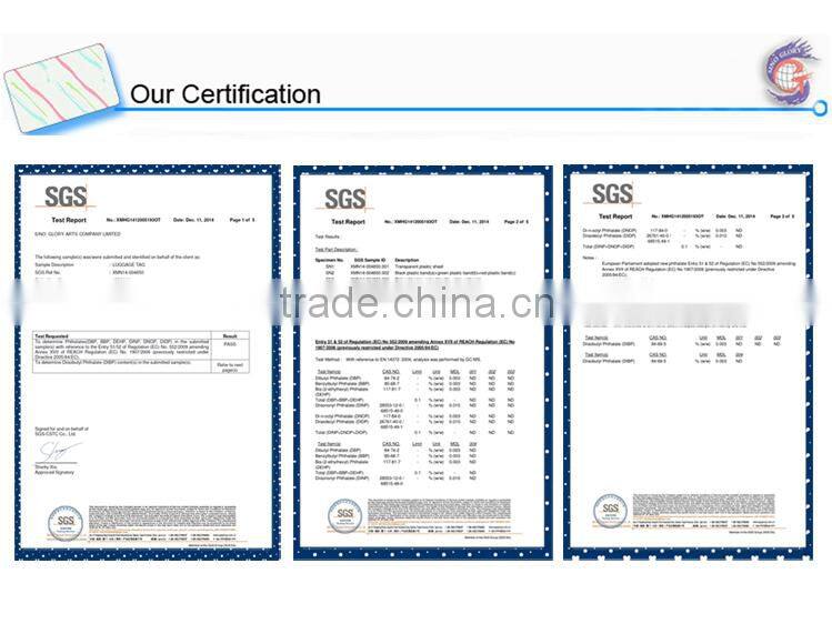 pvc luggage tag with halloween painted for suitcase