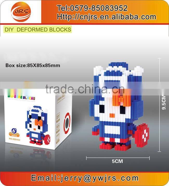 Most popular COGO plastic educational building blocks KT series cartoon models