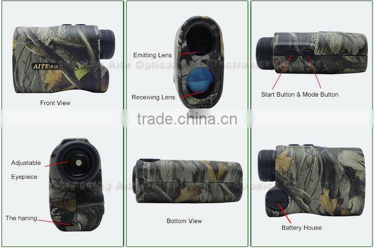 6*24 400m powerful mononoculars with laser speed finder & distance measure
