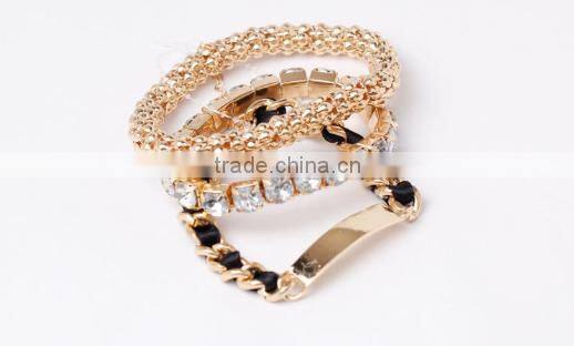 Fancy style crystal great bracelet China wholesale high quality girls bracelet