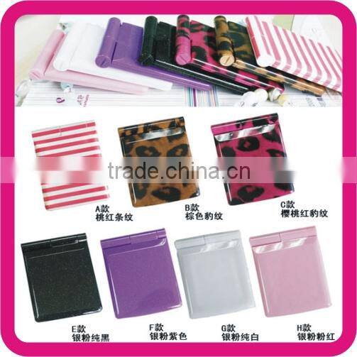 Square Cosmetic Make Up Mirror, Compact Mirror with LED Light