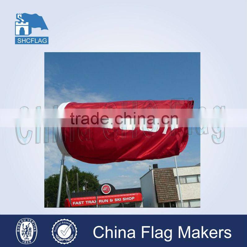 Advertising and promotional car windsock flag