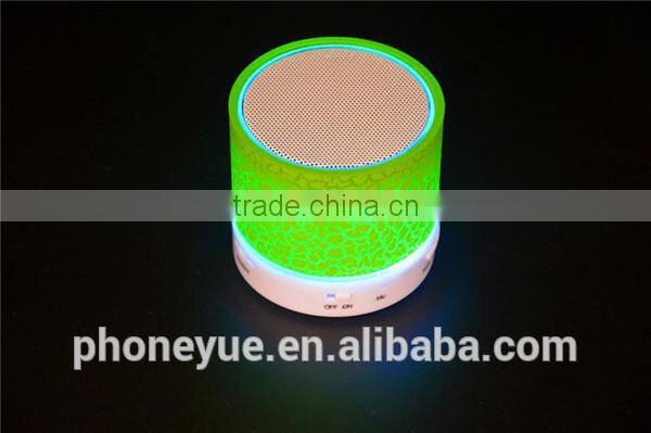 A9 handfree stereo music loudspeaker wireless bluetooth speaker with led light