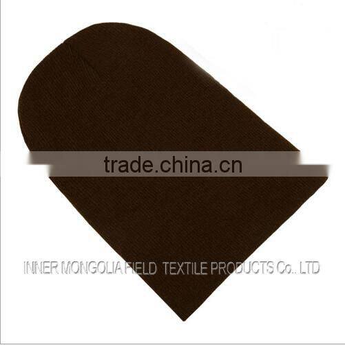 100 Acrylic Cheap Knitted Blank Beanie