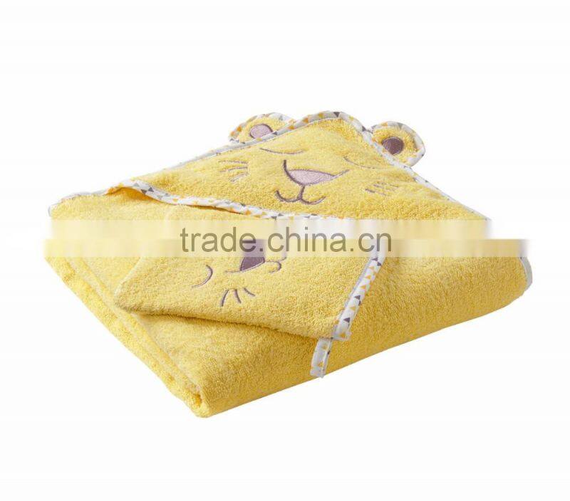 100% Organic Cotton Cartton Hooded Towel Baby