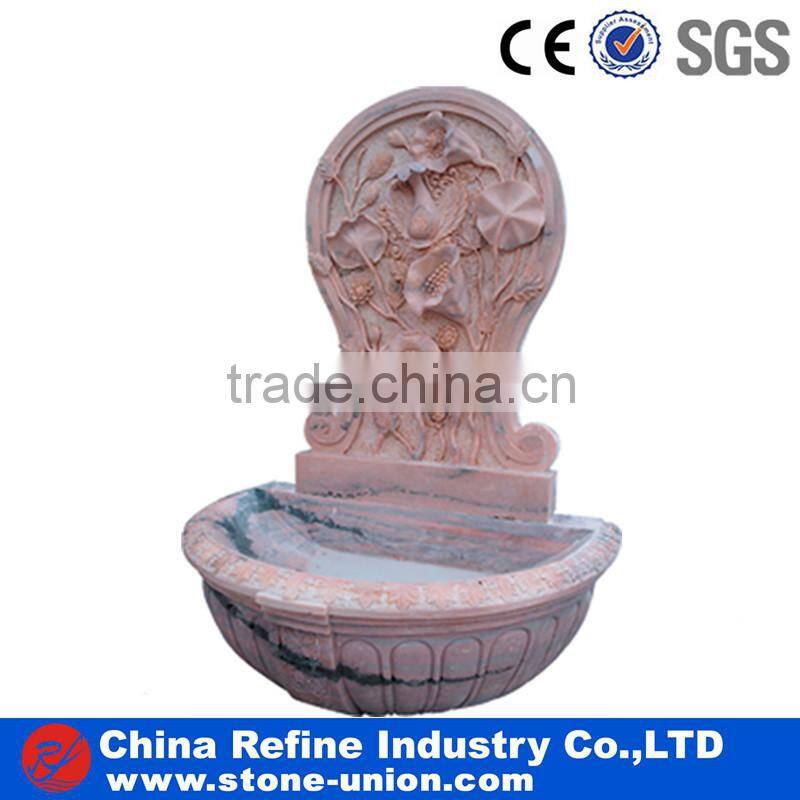 outdoor angel water fountain