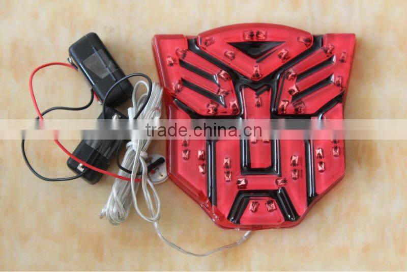 Fashion Transformer UNIVERSAL Waterproof Car Led Decoration Light Stoplight