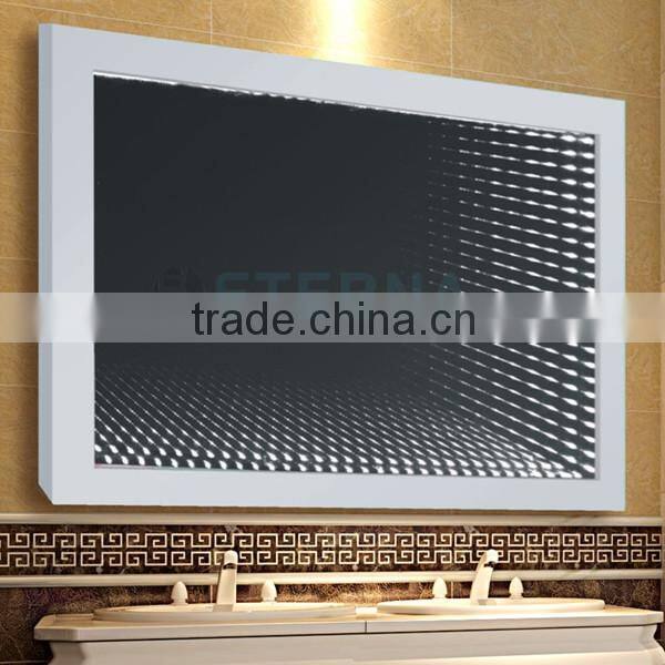 colorful infinity bathroom mirror